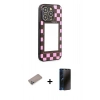 MARSİLYAN™- iPhone 12 Pro Max Kılıf Odak Klasik Serisi - Siyah 3D Antistatik Hayalet Cam Ekran Koruyucu + Shine Kamera Lens Koruma Cam - SABE