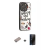 MARSİLYAN™- iPhone 12 Pro Max Kılıf Odak Klasik Serisi - Siyah 3D Antistatik Hayalet Cam Ekran Koruyucu + Shine Kamera Lens Koruma Cam - SABE