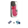 MARSİLYAN™- iPhone 12 Pro Max Kılıf Odak Klasik Serisi - Siyah 3D Antistatik Seramik Nano Ekran Koruyucu + Metal Kamera Lens Koruma Cam - GD