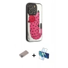 MARSİLYAN™- iPhone 12 Pro Max Kılıf Odak Klasik Serisi - Siyah 3D Antistatik Seramik Nano Ekran Koruyucu + Shine Kamera Lens Koruma Cam - SABE