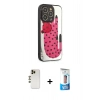 MARSİLYAN™- iPhone 12 Pro Max Kılıf Odak Klasik Serisi - Siyah 5D Eko Cam Ekran Koruyucu + Shine Kamera Lens - GD