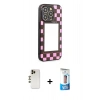 MARSİLYAN™- iPhone 12 Pro Max Kılıf Odak Klasik Serisi - Siyah 5D Eko Cam Ekran Koruyucu + Shine Kamera Lens - GD