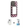 MARSİLYAN™- iPhone 12 Pro Max Kılıf Odak Klasik Serisi - Siyah 5D Eko Cam Ekran Koruyucu + Shine Kamera Lens - LT