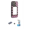 MARSİLYAN™- iPhone 12 Pro Max Kılıf Odak Klasik Serisi - Siyah 5D Eko Cam Ekran Koruyucu + Renkli Kamera Lens Koruma Cam - MI