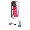 MARSİLYAN™- iPhone 12 Pro Max Kılıf Odak Klasik Serisi - Siyah 5D Eko Cam Ekran Koruyucu + Renkli Kamera Lens Koruma Cam - PE
