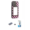 MARSİLYAN™- iPhone 12 Pro Max Kılıf Odak Klasik Serisi - Siyah 5D Eko Cam Ekran Koruyucu + Renkli Kamera Lens Koruma Cam - PE