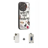 MARSİLYAN™- iPhone 12 Pro Max Kılıf Odak Klasik Serisi - Siyah Bilvis Hayalet Cam Ekran Koruyucu + Shine Kamera Lens - GD