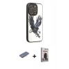 MARSİLYAN™- iPhone 12 Pro Max Kılıf Odak Klasik Serisi - Siyah Bilvis Hayalet Cam Ekran Koruyucu + Renkli Kamera Lens Koruma Cam - PE