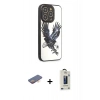 MARSİLYAN™- iPhone 12 Pro Max Kılıf Odak Klasik Serisi - Siyah Bilvis Hayalet Cam Ekran Koruyucu + Renkli Kamera Lens Koruma Cam - TU