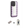 MARSİLYAN™- iPhone 12 Pro Max Kılıf Odak Klasik Serisi - Siyah Bilvis Hayalet Cam Ekran Koruyucu + Shine Kamera Lens Koruma Cam - SABE