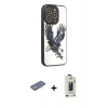 MARSİLYAN™- iPhone 12 Pro Max Kılıf Odak Klasik Serisi - Siyah Bilvis Hayalet Cam Ekran Koruyucu + Renkli Kamera Lens Koruma Cam - YL
