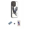 MARSİLYAN™- iPhone 12 Pro Max Kılıf Odak Klasik Serisi - Siyah Joko 5D Cam + Shine Kamera Lens Koruma Cam - GS