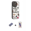 MARSİLYAN™- iPhone 12 Pro Max Kılıf Odak Klasik Serisi - Siyah Joko 5D Cam + Metal Kamera Lens Koruma Cam - GD