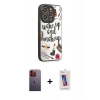 MARSİLYAN™- iPhone 12 Pro Max Kılıf Odak Klasik Serisi - Siyah Joko 5D Cam + Neon Fosforlu Kamera Lens - TU