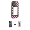 MARSİLYAN™- iPhone 12 Pro Max Kılıf Odak Klasik Serisi - Siyah Joko 5D Cam + Neon Fosforlu Kamera Lens - YL