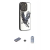 MARSİLYAN™- iPhone 12 Pro Max Kılıf Odak Klasik Serisi - Siyah Joko Magic 5D Cam + Renkli Kamera Lens Koruma Cam - SI