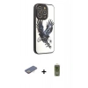 MARSİLYAN™- iPhone 12 Pro Max Kılıf Odak Klasik Serisi - Siyah Joko Magic 5D Hayalet Cam + Renkli Kamera Lens Koruma Cam - SI