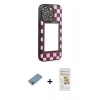 MARSİLYAN™- iPhone 12 Pro Max Kılıf Odak Klasik Serisi - Siyah Mat Seramik Nano Ekran Koruyucu + Gökkuşağı Shine Kamera Lens Koruma Cam