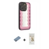 MARSİLYAN™- iPhone 12 Pro Max Kılıf Odak Klasik Serisi - Siyah Mat Seramik Nano Ekran Koruyucu + Shine Kamera Lens Koruma Cam - GS