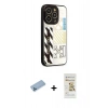 MARSİLYAN™- iPhone 12 Pro Max Kılıf Odak Klasik Serisi - Siyah Mat Seramik Nano Ekran Koruyucu + Shine Kamera Lens Koruma Cam - MI
