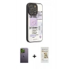 MARSİLYAN™- iPhone 12 Pro Max Kılıf Odak Klasik Serisi - Siyah Mat Seramik Nano Ekran Koruyucu + Neon Fosforlu Kamera Lens - YL