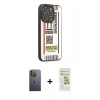 MARSİLYAN™- iPhone 12 Pro Max Kılıf Odak Klasik Serisi - Siyah Mat Seramik Nano Ekran Koruyucu + Neon Fosforlu Kamera Lens - YL