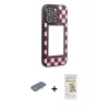 MARSİLYAN™- iPhone 12 Pro Max Kılıf Odak Klasik Serisi - Siyah Mat Seramik Nano Ekran Koruyucu + Renkli Kamera Lens Koruma Cam - YL