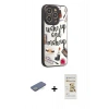 MARSİLYAN™- iPhone 12 Pro Max Kılıf Odak Klasik Serisi - Siyah Mat Seramik Nano Ekran Koruyucu + Renkli Kamera Lens Koruma Cam - YL
