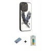 MARSİLYAN™- iPhone 12 Pro Max Kılıf Odak Klasik Serisi - Siyah Polymer Nano Ekran Koruyucu + Shine Kamera Lens Koruma Cam - GI