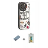 MARSİLYAN™- iPhone 12 Pro Max Kılıf Odak Klasik Serisi - Siyah Polymer Nano Ekran Koruyucu + Shine Kamera Lens Koruma Cam - GI