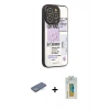 MARSİLYAN™- iPhone 12 Pro Max Kılıf Odak Klasik Serisi - Siyah Polymer Nano Ekran Koruyucu + Renkli Kamera Lens Koruma Cam - YL