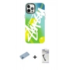 MARSİLYAN™- iPhone 12 Pro Max Kılıf Siluet Çizgi Koleksiyonu - Şeffaf Uv Polymer Nano Ekran Koruyucu + Shine Kamera Lens Koruma Cam - MI