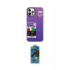 MARSİLYAN™- iPhone 12 Pro Max Kılıf Siluet Çizgi Koleksiyonu - Siyah 18D Cam Ekran Koruyucu