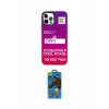 MARSİLYAN™- iPhone 12 Pro Max Kılıf Siluet Çizgi Koleksiyonu - Siyah 18D Cam Ekran Koruyucu