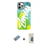 MARSİLYAN™- iPhone 12 Pro Max Kılıf Siluet Çizgi Koleksiyonu - Siyah 6D Mat Seramik Hayalet Nano Ekran Koruyucu + Shine Kamera Lens Koruma Cam - GI