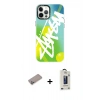 MARSİLYAN™- iPhone 12 Pro Max Kılıf Siluet Çizgi Koleksiyonu - Siyah Bilvis Hayalet Cam Ekran Koruyucu + Shine Kamera Lens Koruma Cam - SABE