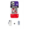 MARSİLYAN™- iPhone 12 Pro Max Kılıf Siluet Çizgi Koleksiyonu - Siyah Joko Magic 5D Cam + Shine Kamera Lens - LT