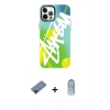 MARSİLYAN™- iPhone 12 Pro Max Kılıf Siluet Çizgi Koleksiyonu - Siyah Joko Magic 5D Cam + Shine Kamera Lens Koruma Cam - SH