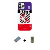 MARSİLYAN™- iPhone 12 Pro Max Kılıf Siluet Çizgi Koleksiyonu - Siyah Joko Magic 5D Hayalet Cam + Shine Kamera Lens Koruma Cam - SH