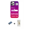 MARSİLYAN™- iPhone 12 Pro Max Kılıf Siluet Çizgi Koleksiyonu - Siyah Mat Seramik Nano Ekran Koruyucu + Shine Kamera Lens Koruma Cam - GD