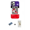 MARSİLYAN™- iPhone 12 Pro Max Kılıf Siluet Çizgi Koleksiyonu - Siyah Mat Seramik Nano Ekran Koruyucu + Shine Kamera Lens Koruma Cam - GD