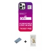 MARSİLYAN™- iPhone 12 Pro Max Kılıf Siluet Çizgi Koleksiyonu - Siyah Mat Seramik Nano Ekran Koruyucu + Shine Kamera Lens Koruma Cam - GS