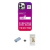 MARSİLYAN™- iPhone 12 Pro Max Kılıf Siluet Çizgi Koleksiyonu - Siyah Mat Seramik Nano Ekran Koruyucu + Shine Kamera Lens Koruma Cam - MI