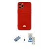 MARSİLYAN™- iPhone 12 Pro Max Kılıf Vadi Çizgi Prime - Şeffaf Royal Nano Ekran Koruyucu + Shine Kamera Lens Koruma Cam - GS