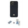 MARSİLYAN™- iPhone 12 Pro Max Kılıf Vadi Çizgi Prime - Şeffaf Royal Nano Ekran Koruyucu + Shine Kamera Lens Koruma Cam - GS