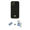 MARSİLYAN™- iPhone 12 Pro Max Kılıf Vadi Çizgi Prime - Şeffaf Royal Nano Ekran Koruyucu + Shine Kamera Lens Koruma Cam - GS