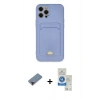 MARSİLYAN™- iPhone 12 Pro Max Kılıf Vadi Çizgi Prime - Şeffaf Royal Nano Ekran Koruyucu + Metal Kamera Lens Koruma Cam - KI