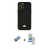 MARSİLYAN™- iPhone 12 Pro Max Kılıf Vadi Çizgi Prime - Şeffaf Royal Nano Ekran Koruyucu + Shine Kamera Lens Koruma Cam - PE