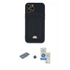 MARSİLYAN™- iPhone 12 Pro Max Kılıf Vadi Çizgi Prime - Şeffaf Royal Nano Ekran Koruyucu + Renkli Kamera Lens Koruma Cam - YL