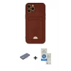 MARSİLYAN™- iPhone 12 Pro Max Kılıf Vadi Çizgi Prime - Şeffaf Royal Nano Ekran Koruyucu + Renkli Kamera Lens Koruma Cam - PE
